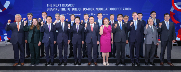 한수원이 23일 한미 원자력 협정 개정 10주년을 맞아 한-미 민간 원자력 협력 콘퍼런스에 참여했다. 한수원 제공
