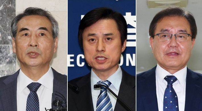 민중기 특검(왼쪽부터), 조은석 특검, 이명현 특검. 연합뉴스