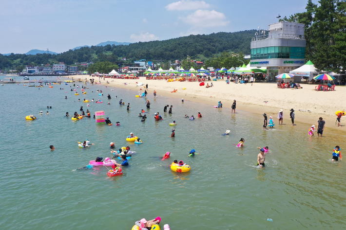 율포솔밭해수욕장. 보성군 제공