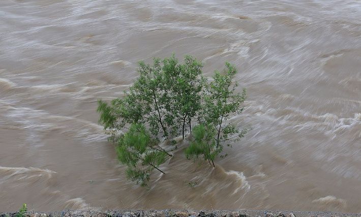 수위 올라가는 임진강. 연합뉴스