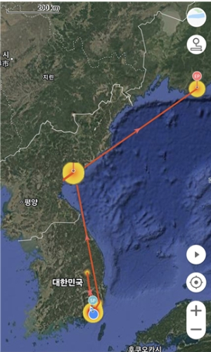 '여름'의 이동경로. 낙동강하구에코센터 제공