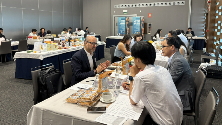 전라남도 수출기업, 독일-스페인 수출상담회 모습. 전라남도 제공