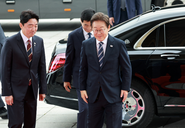 [속보]李대통령, 국회 도착…잠시후 국회 첫 시정연설