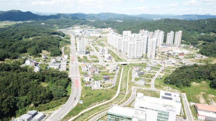 국제과학비즈니스벨트 전경. 대전시 제공