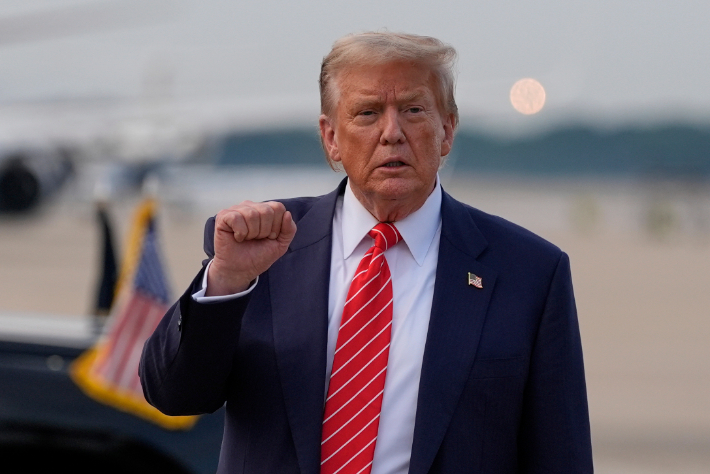 도널드 트럼프 미국 대통령. 연합뉴스