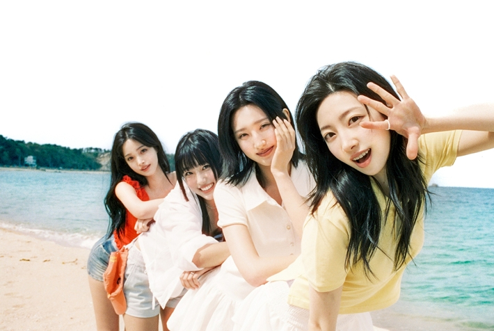 하이키는 지난 20일 서울 강남구의 한 카페에서 미니 4집 '러브스트럭' 발매 기념 라운드 인터뷰를 열었다. GLG 제공