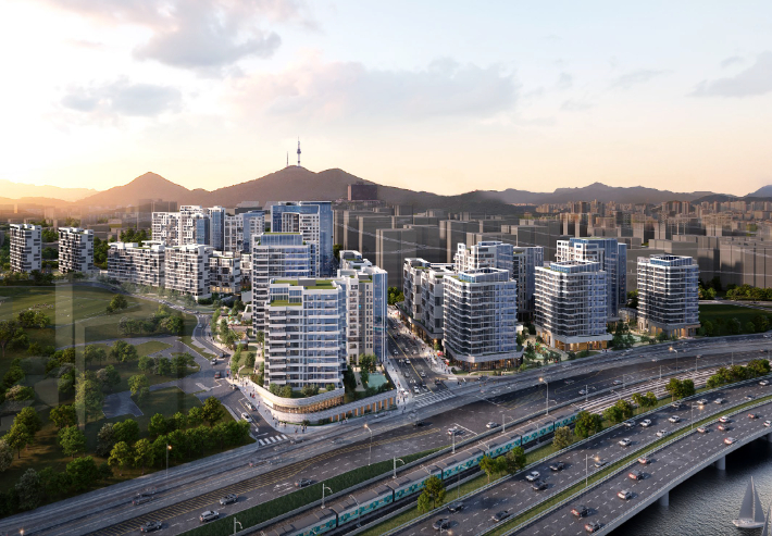 한남4 재정비촉진구역 주택재개발 정비사업. 자료사진