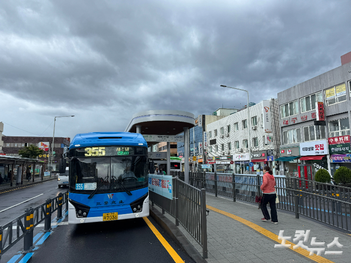 제주 버스. 이인 기자