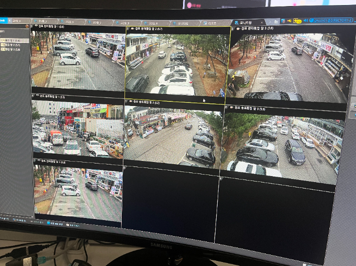 강릉시 도시정보센터 CCTV. 강릉시 제공