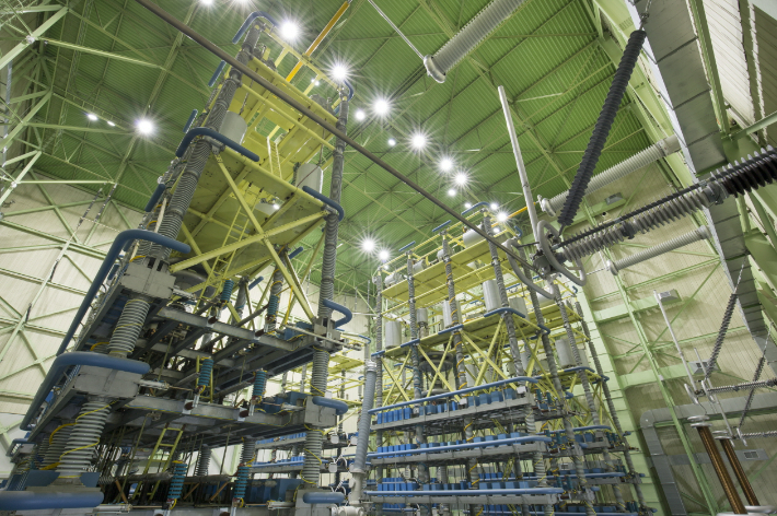 KERI 대전력 시험설비. 전기연구원 제공