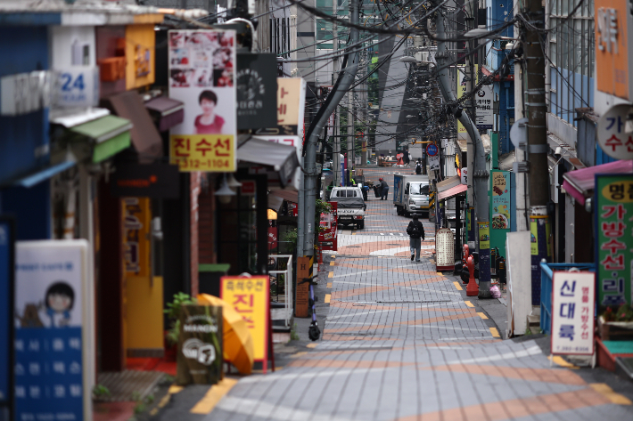 서울의 한 골목상권. 연합뉴스