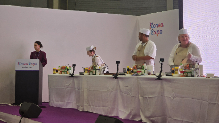 2025 남도국제미식산업박람회의 핵심 프로그램 '케이푸드(K-Food) 국제 경연, 글로벌 은둔고수'예선전이 한식진흥원의 협조를 통해 전 세계 13개 나라 주재 한국 공관에서 진행되고 있다. 전라남도 제공