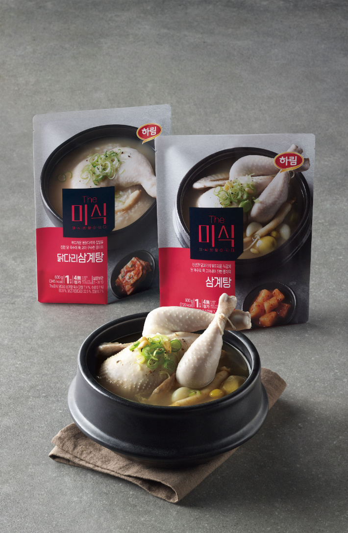 더미식 삼계탕 2종. 하림 제공