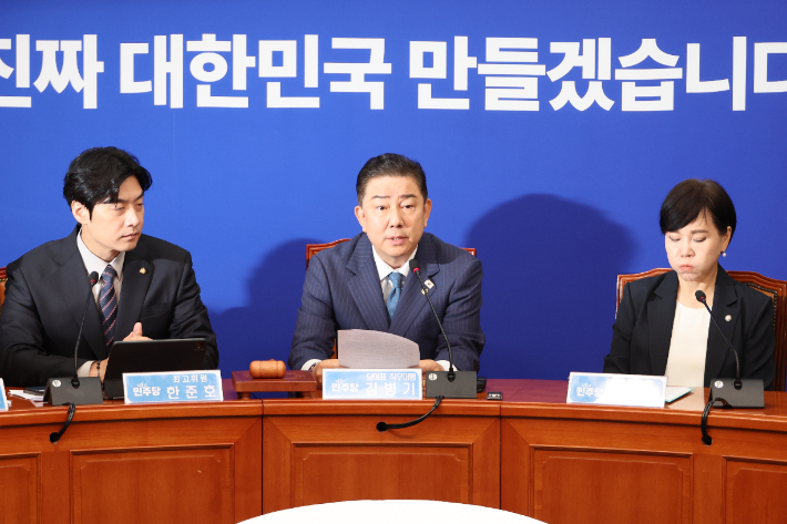 김병기 "민생 방해세력과 원칙없는 협상 없다"…전면전 선언