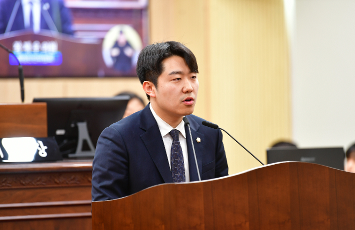 더불어민주당 정재우 의원. 청주시의회 제공