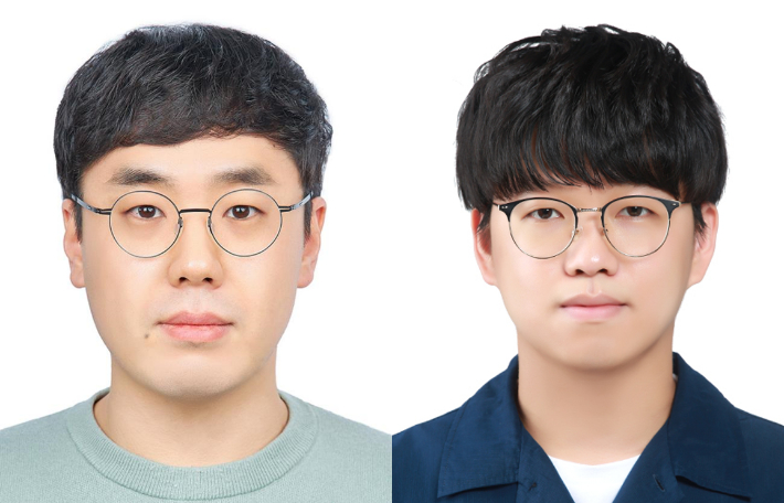 사진 왼쪽부터 주경돈 교수, 이종성 연구원. UNIST 제공