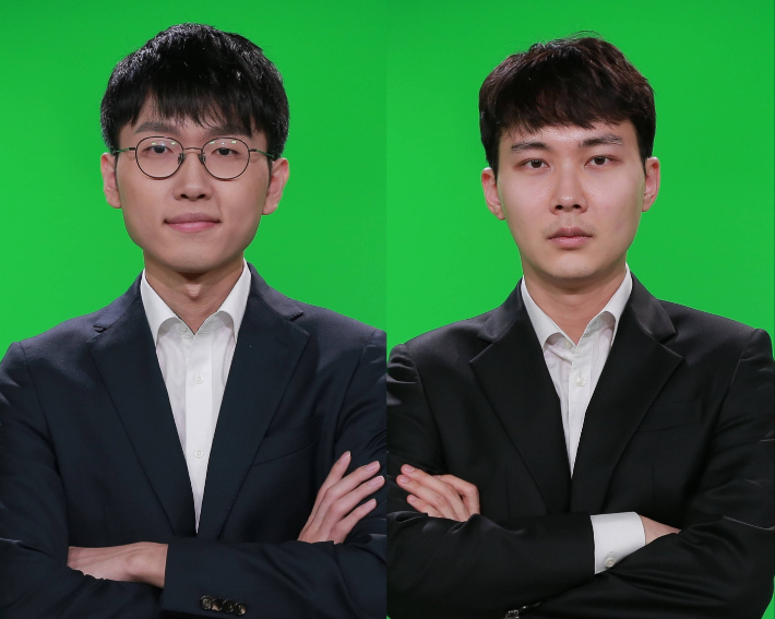 대한민국 바둑랭킹 1위인 신진서 9단(사진 왼쪽)과 2위 박정환 9단. 한국기원 제공