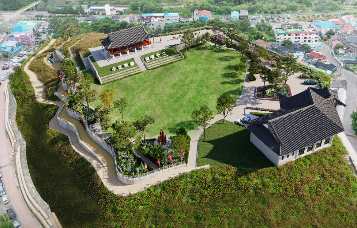 열선루 조감도. 보성군 제공