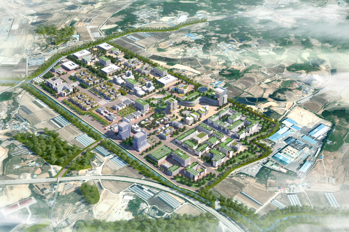 국방국가산업단지 조감도. 논산시 제공