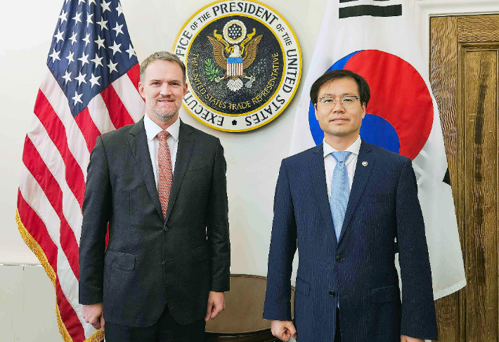 통상교섭본부장, USTR 대표와 '상호관세 유예' 연장 논의