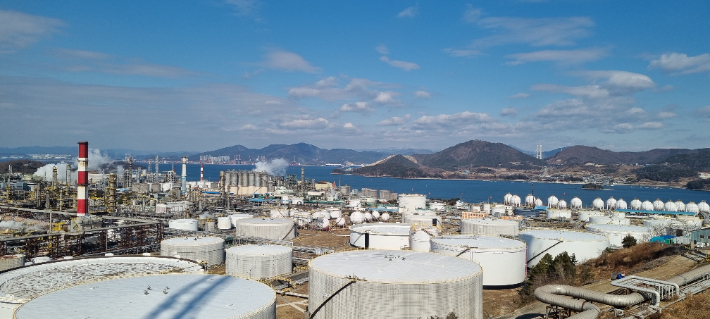 여수산단 전경. 전남도 제공