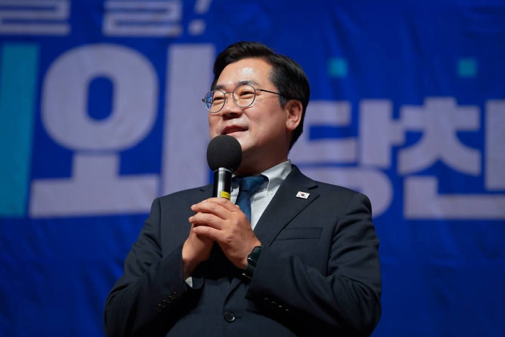 더불어민주당 당대표 선거에 나선 박찬대 후보. 박찬대 후보 측 제공