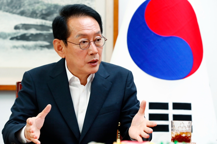 부산 강서구가 지역구인 국민의힘 김도읍 의원이 최근 페이스북을 통해 해수부 유치에 대한 필요성을 강조하고 있다. 의원실 제공