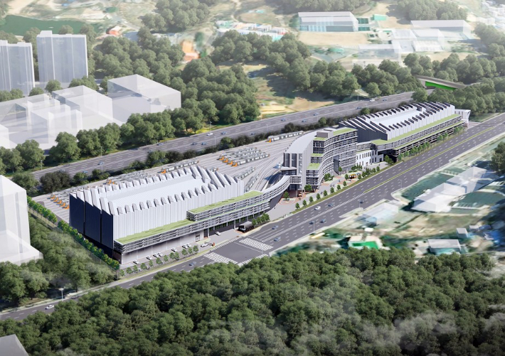 대전 도시철도2호선 차량기지 조감도. 서한 제공