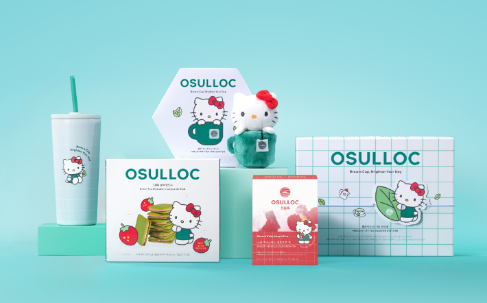 오설록 헬로키티 컬래버 에디션. 아모레퍼시픽 제공