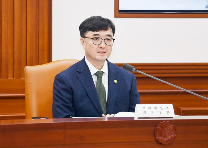 기획재정부 임기근 차관이 7월 10일 오후 서울 종로구 정부서울청사에서 열린 '제19차 재정집행 점검회의'를 주재, 모두발언을 하고 있다. 기획재정부 제공