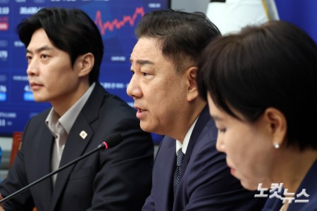 발언하는 김병기 당대표 직무대행 겸 원내대표