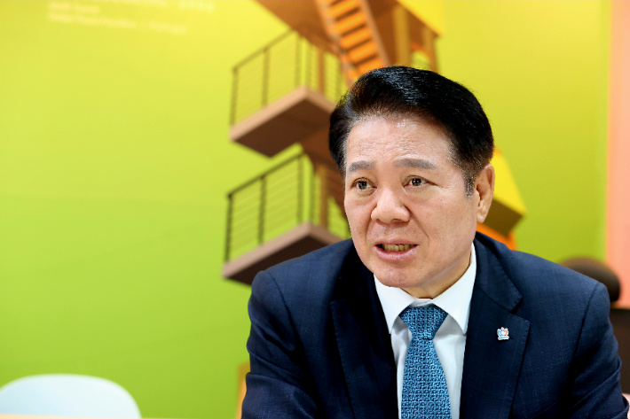 10일 최대호 안양시장이 기자들과 간담회를 열었다. 안양시 제공