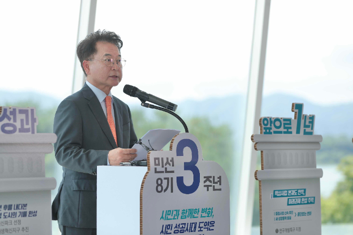 육동한 춘천시장. 춘천시 제공