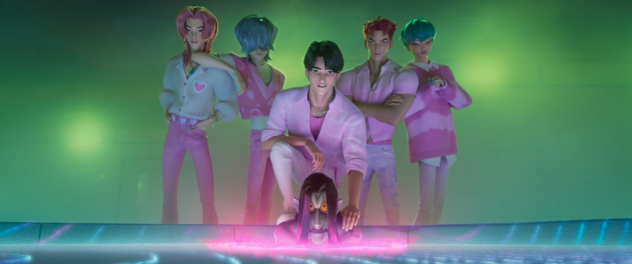 애니메이션 영화 '케이팝 데몬 헌터스'. 넷플릭스 제공