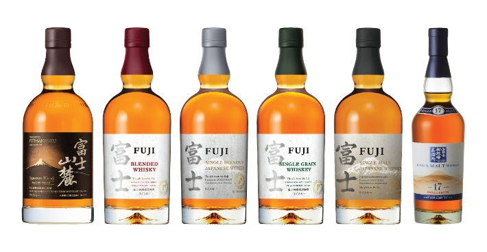 후지 위스키 6종. 하이트진로 제공