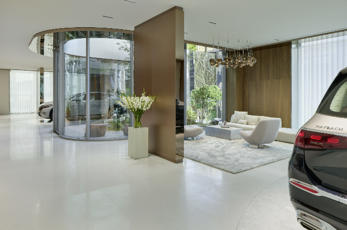 마이바흐 브랜드센터 3층. 메르세데스 벤츠 코리아 제공 