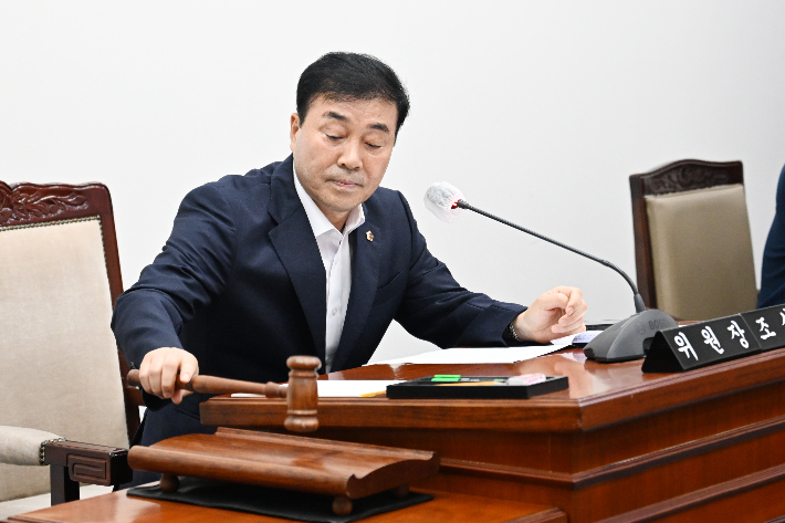 예결특위 위원장으로 선출된 조상진 의원. 부산시의회 제공
