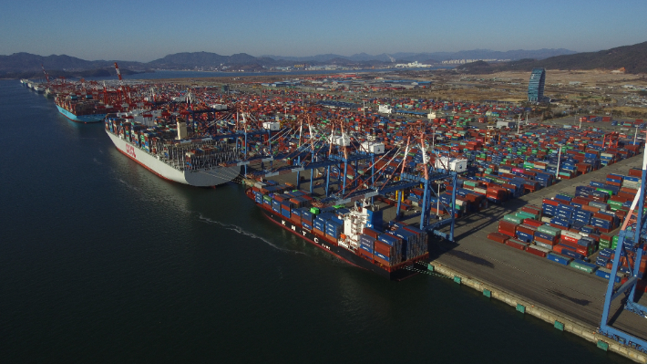 광양항 컨테이너부두. YGPA 제공