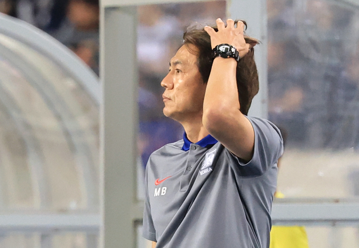 한일전 패배에도 홍명보는 만족 "우리가 더 잘했다고 생각한다"