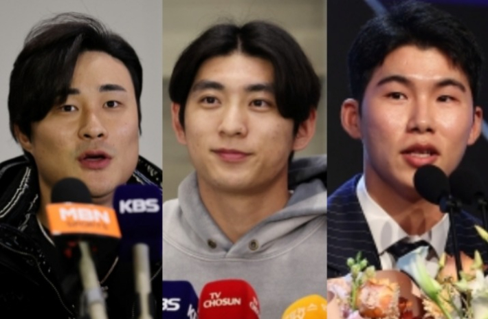 사진 왼쪽부터 김하성, 이정후, 김혜성. 연합뉴스