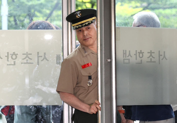 순직해병특검 출석하는 박정훈 대령. 연합뉴스