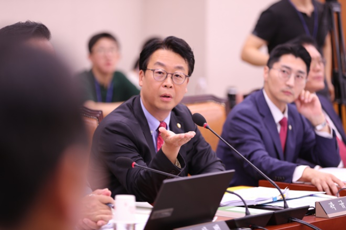 해수부 이전 관련 특별법을 발의한 곽규택 의원. 의원실 제공