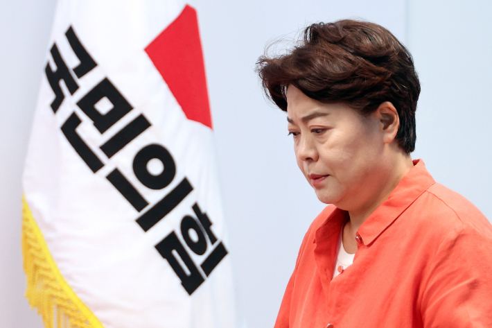 윤희숙 "극악 해당행위…송언석·나경원·윤상현·장동혁 거취 밝혀라"