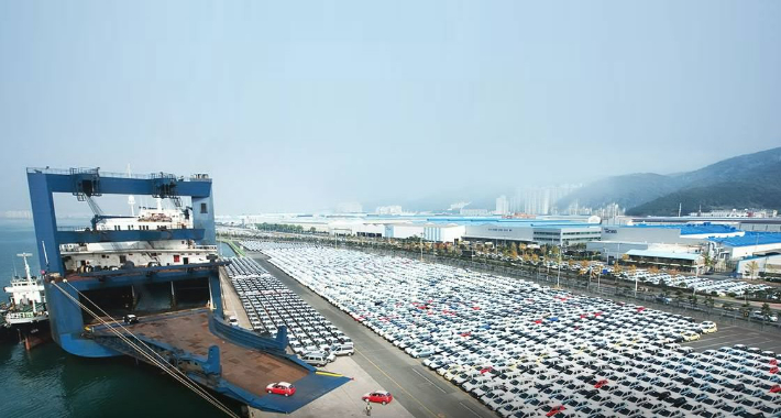 현대자동차 울산공장 수출선적부두 전경. 현대자동차 제공