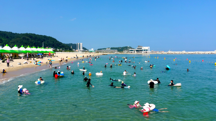 후포해수욕장. 울진군 제공