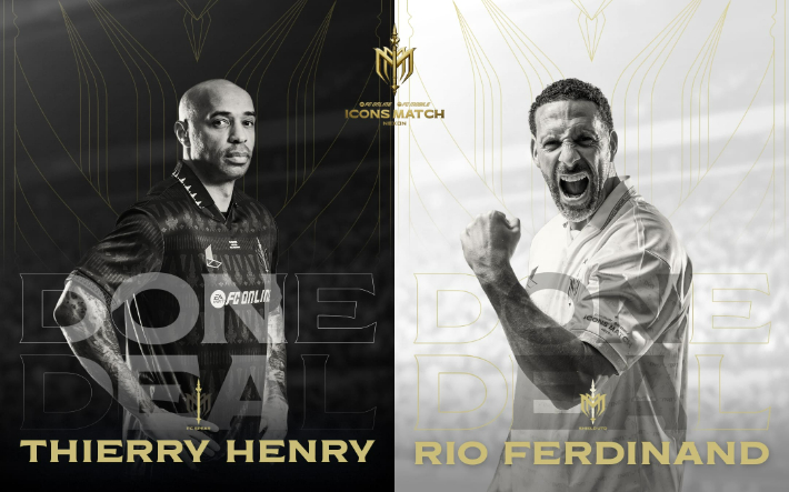 '2025 아이콘매치' 출전 선수 앙리, 퍼디난드. 넥슨 제공