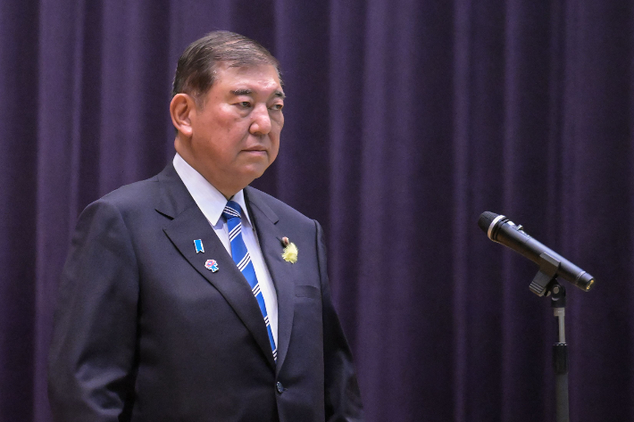 이시바 시게루 일본 내각 총리. 연합뉴스