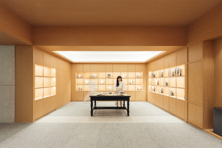 국립경주박물관 신라천년서고 내부 모습. 경주박물관 제공