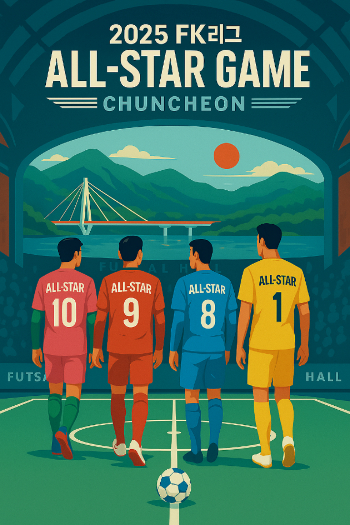 '2025 FK CUP' 풋살 대회, 27일까지 춘천 호반체육관에서 열려