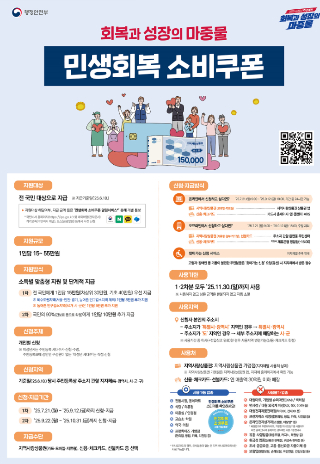 울산시, 21일부터 '민생회복 소비쿠폰' 1차 신청 접수